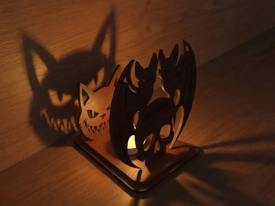 Anteprima di Lampada Gatto di Halloween